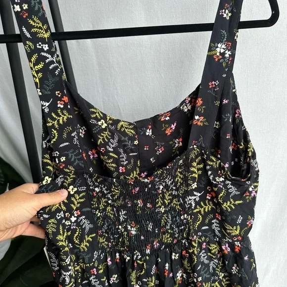 NWT SO Black Floral Straight Leg Jumpsuit / Size XXL - Picture 5 of 6